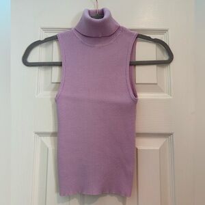 Emory Park turtleneck tank in pink size S - loved well but in good condition